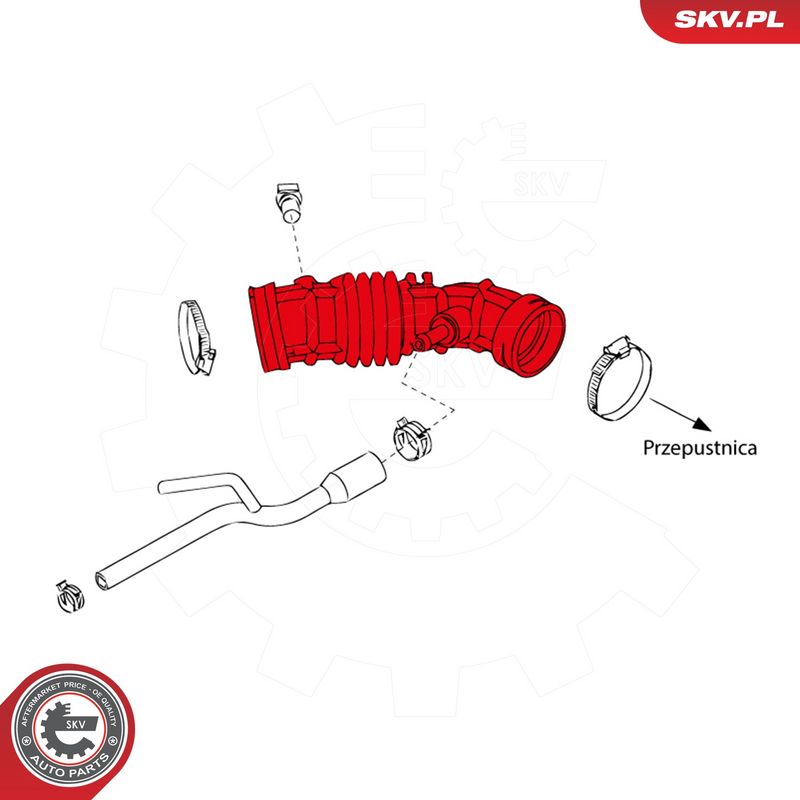 Õhutoru, õhufilter, ESEN SKV 24SKV421