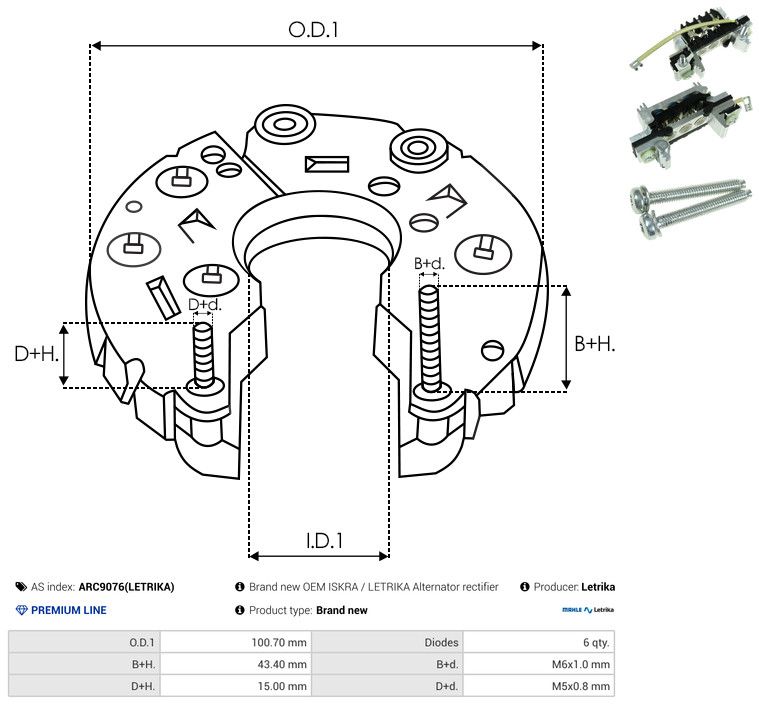Seadistaja, generaator, AS-PL ARC9076(LETRIKA)