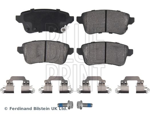 Комплект гальмівних накладок, дискове гальмо, Blue Print ADBP420085