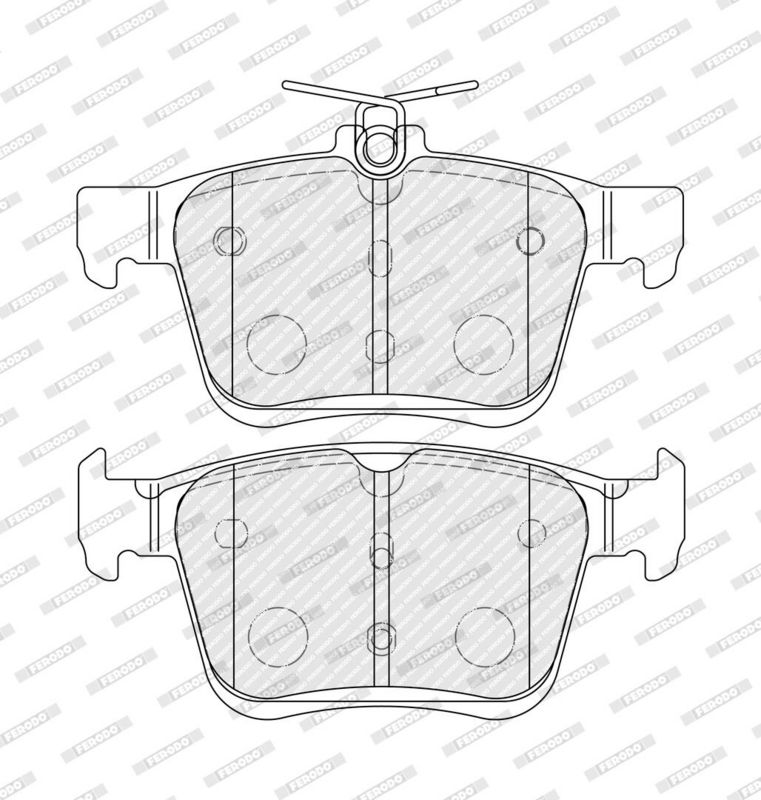 FERODO Plaquettes de frein à disque FDB4434