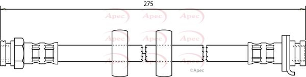 APEC Brake Hose HOS3126