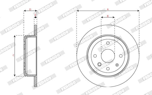 FERODO DDF1944C Brake Disc