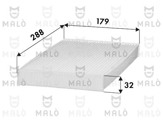 AKRON-MALÒ szűrő, utastér levegő 1532421