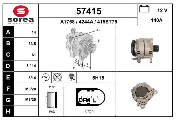 EAI generátor 57415