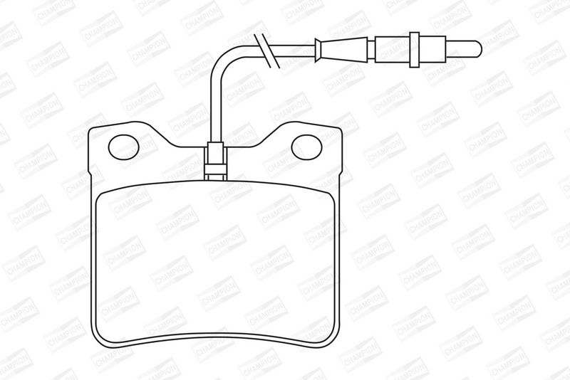 CHAMPION Plaquettes de frein à disque 571398CH