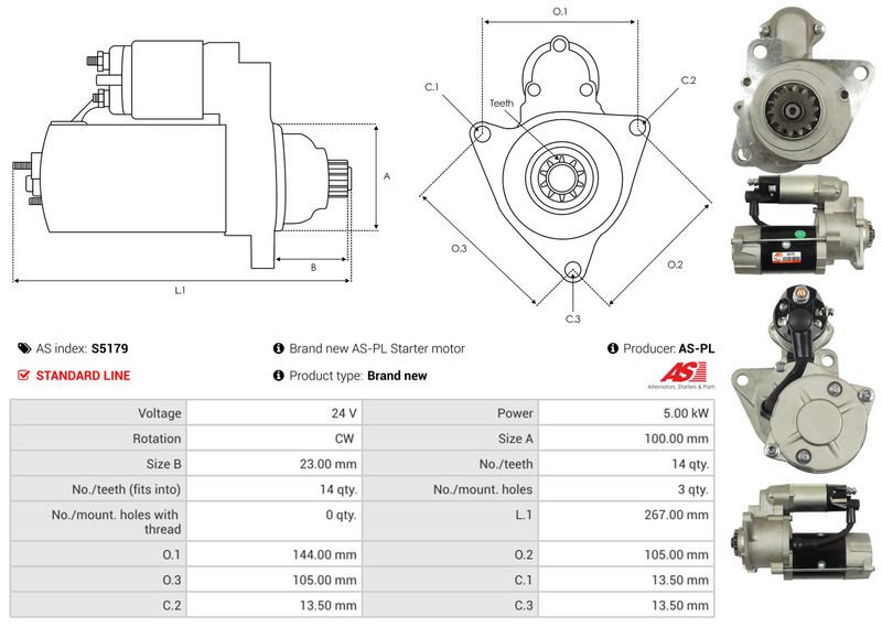 AS-PL S5179 Starter