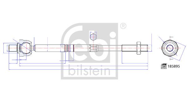 Тяга рулевая FEBI BILSTEIN