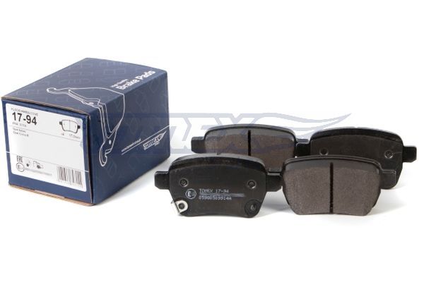 TOMEX Brakes TX 17-94 Комплект гальмівних накладок, дискове гальмо