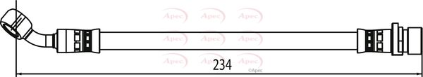 APEC Brake Hose HOS4004