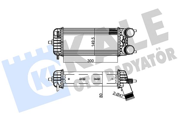 KALE OTO RADYATÖR 427200 - Charge Air Cooler