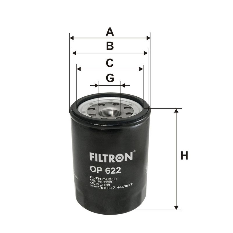 Õlifilter, FILTRON OP 622