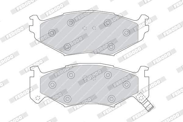FERODO FDB977 Brake Pad Set, disc brake