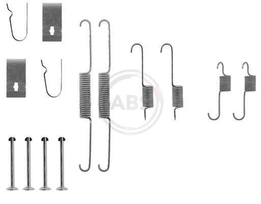 Комплект приладдя, гальмівна колодка, A.B.S. 0782Q