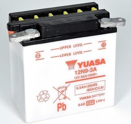 Yuasa Starter Battery 12N9-3A