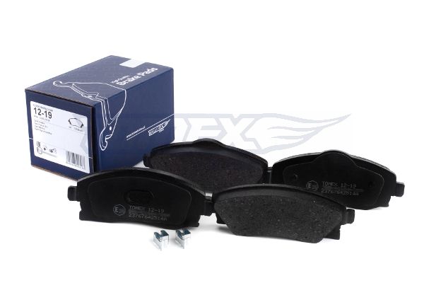 TOMEX Brakes TX 12-19 Комплект гальмівних накладок, дискове гальмо