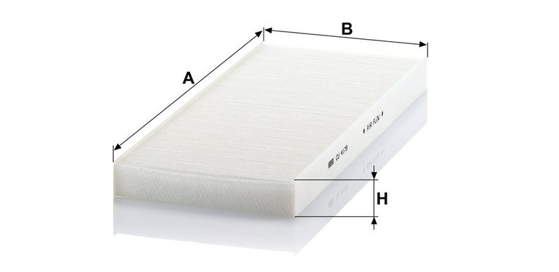 Filter, salongiõhk, MANN-FILTER CU 4179