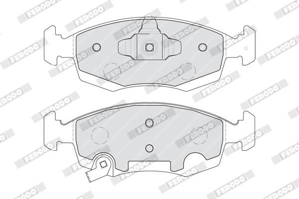 FERODO FDB4400 Brake Pad Set, disc brake