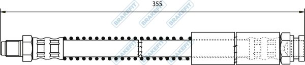 APEC Brake Hose BHO4006
