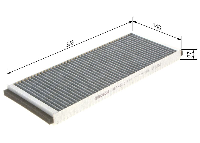 BOSCH 1 987 432 317 Filter, cabin air