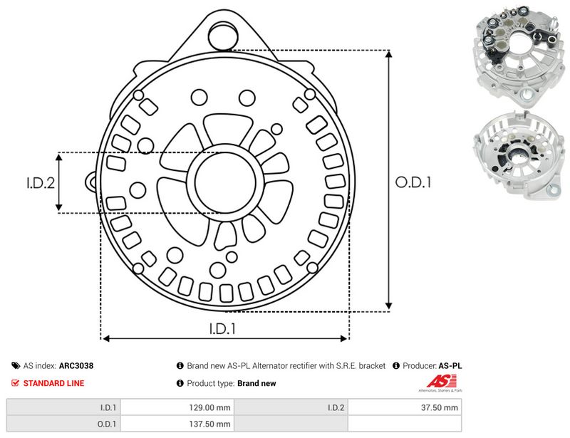 Seadistaja, generaator, AS-PL ARC3038