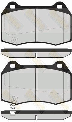 Brake Engineering Brake Pad Set, disc brake PA1587