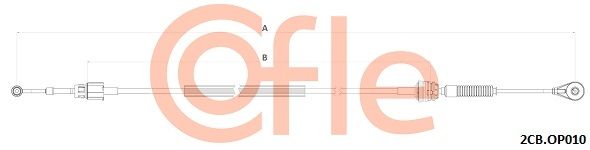 Тросовий привод, коробка передач, Cofle 92.2CB.OP010