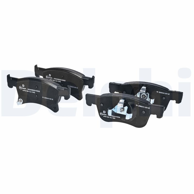 Product Bremžu uzliku kompl., Disku bremzes DELPHI LP3164 For OPEL Image