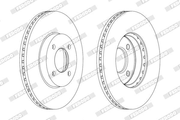 FERODO DDF2067C Brake Disc