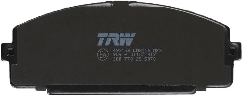 TRW GDB770 Brake Pad Set, disc brake