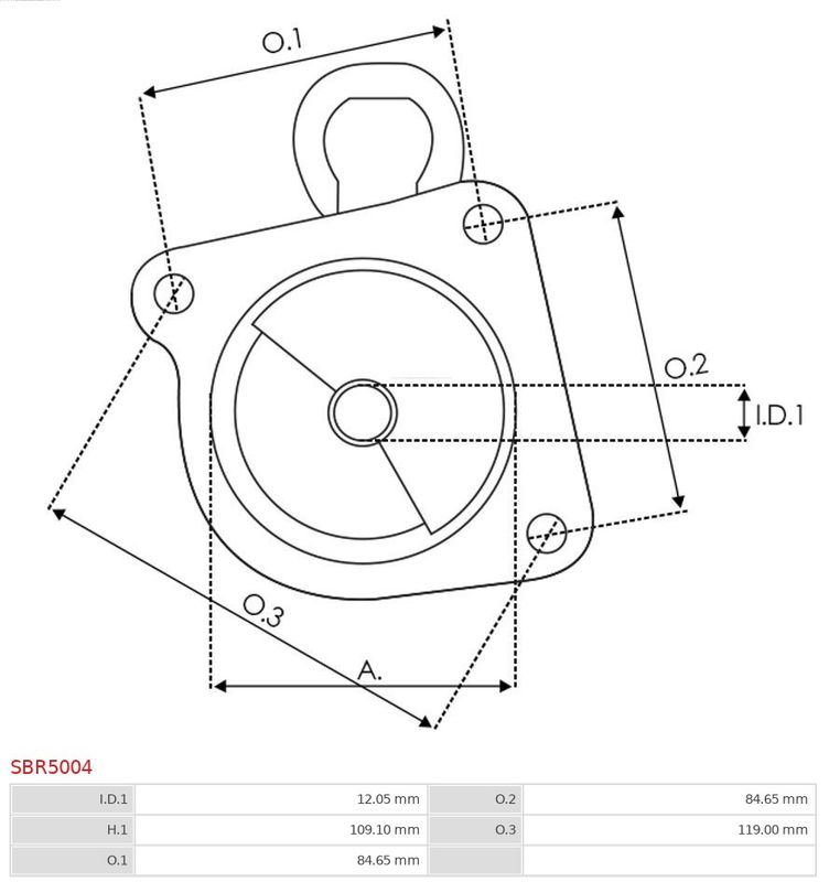 Кришка стартера, карбюратор, Auto Starter SBR5004