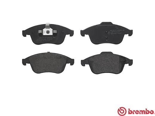 Комплект гальмівних накладок, дискове гальмо, Brembo P68045