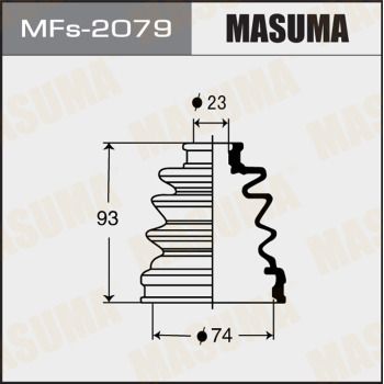 Комплект пилозахисний, приводний вал, Masuma MFS2079