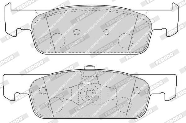 FERODO FDB4615 Brake Pad Set, disc brake