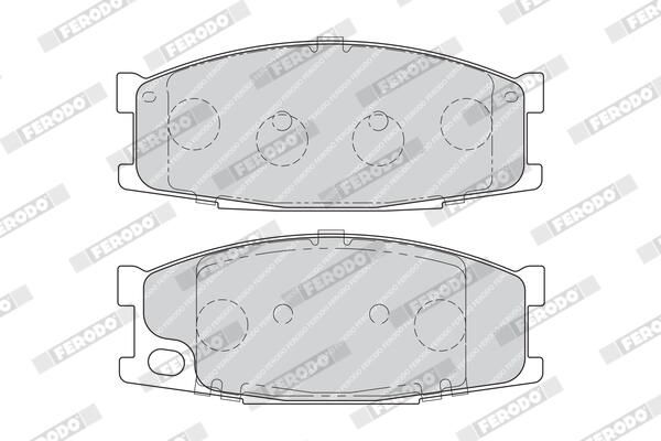 FERODO Plaquettes de frein à disque FVR1701