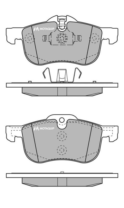 MOTAQUIP fékbetétkészlet, tárcsafék LVXL562