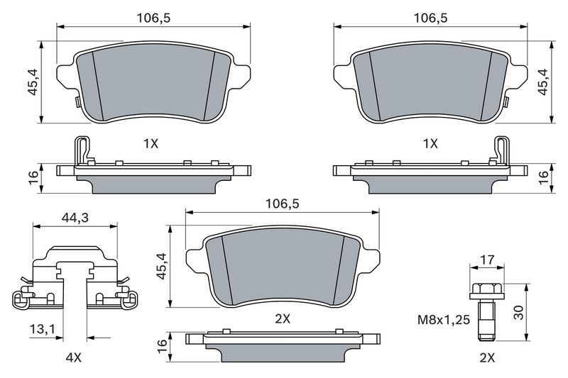 BOSCH ΤΑΚΑΚΙΑ ΦΡΕΝΩΝ