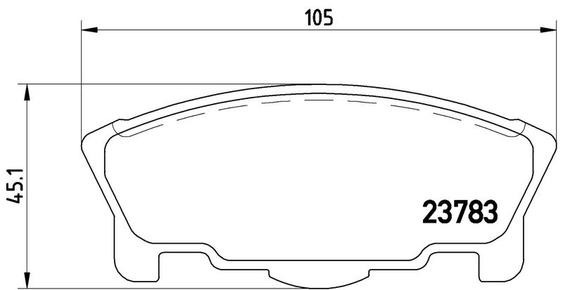 BREMBO P16014 Brake Pad Set, disc brake