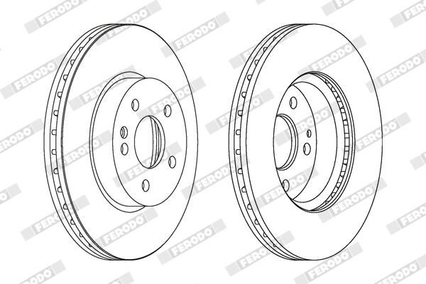 FERODO DDF1203C Brake Disc