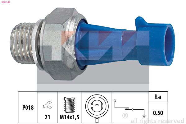 KW Olajnyomás-kapcsoló 500 143