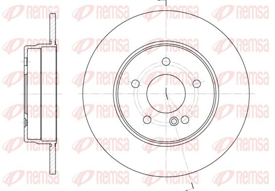 Гальмівний диск, Remsa 6555.00