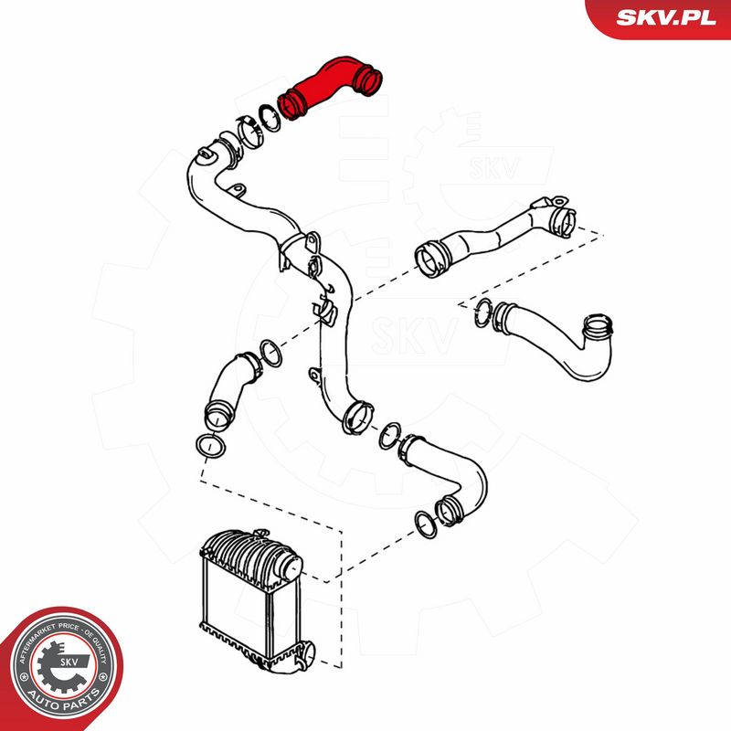 ESEN SKV 24SKV038 Charge Air Hose