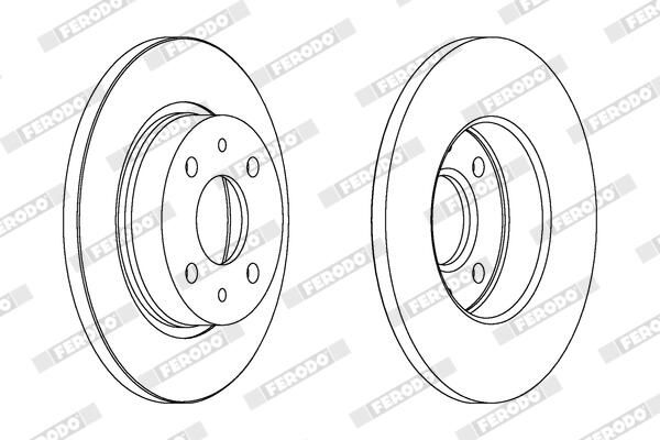 FERODO DDF215 Brake Disc