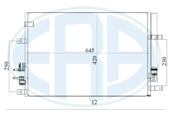 WILMINK GROUP kondenzátor, klíma WG2016778