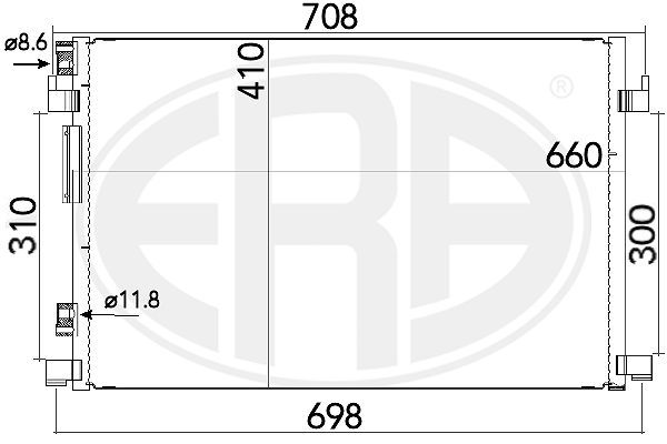 Конденсатор, система кондиціонування повітря, Era 667165