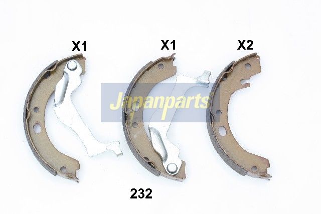 JAPANPARTS Stabdžių trinkelių komplektas