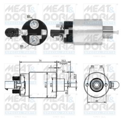 MEAT & DORIA mágneskapcsoló, önindító 46171