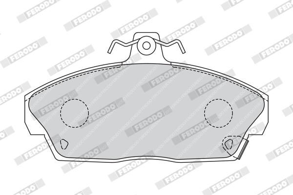 FERODO FDB613 Brake Pad Set, disc brake