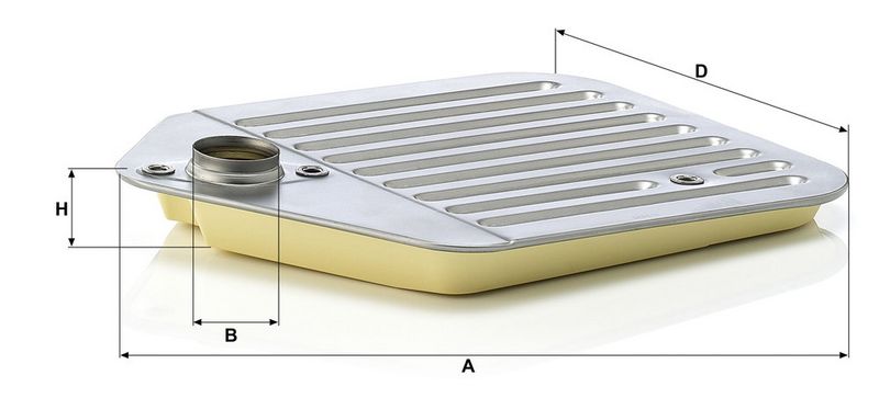 Hüdraulikafilter, automaatkäigukast, MANN-FILTER H 2425 x KIT