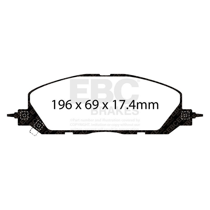 EBC Brakes Remblokkenset, schijfrem DP43118R