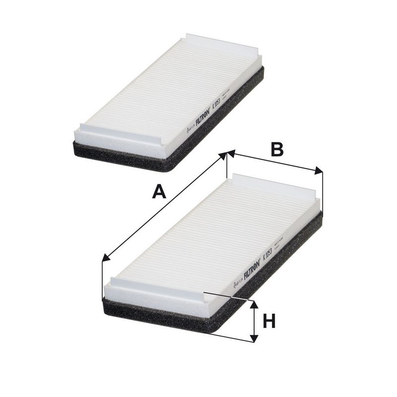 Filter, salongiõhk, FILTRON K 1053-2X